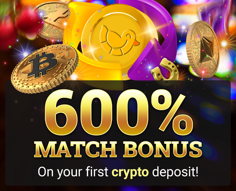 600%  Crypto Payment Methods Bonus