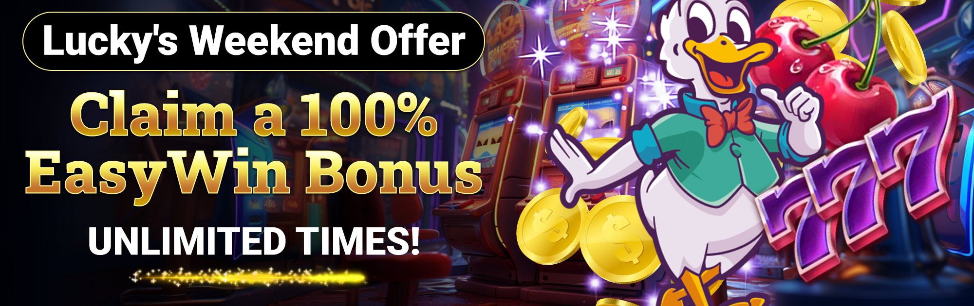 100% Unlimited EasyWin Bonus