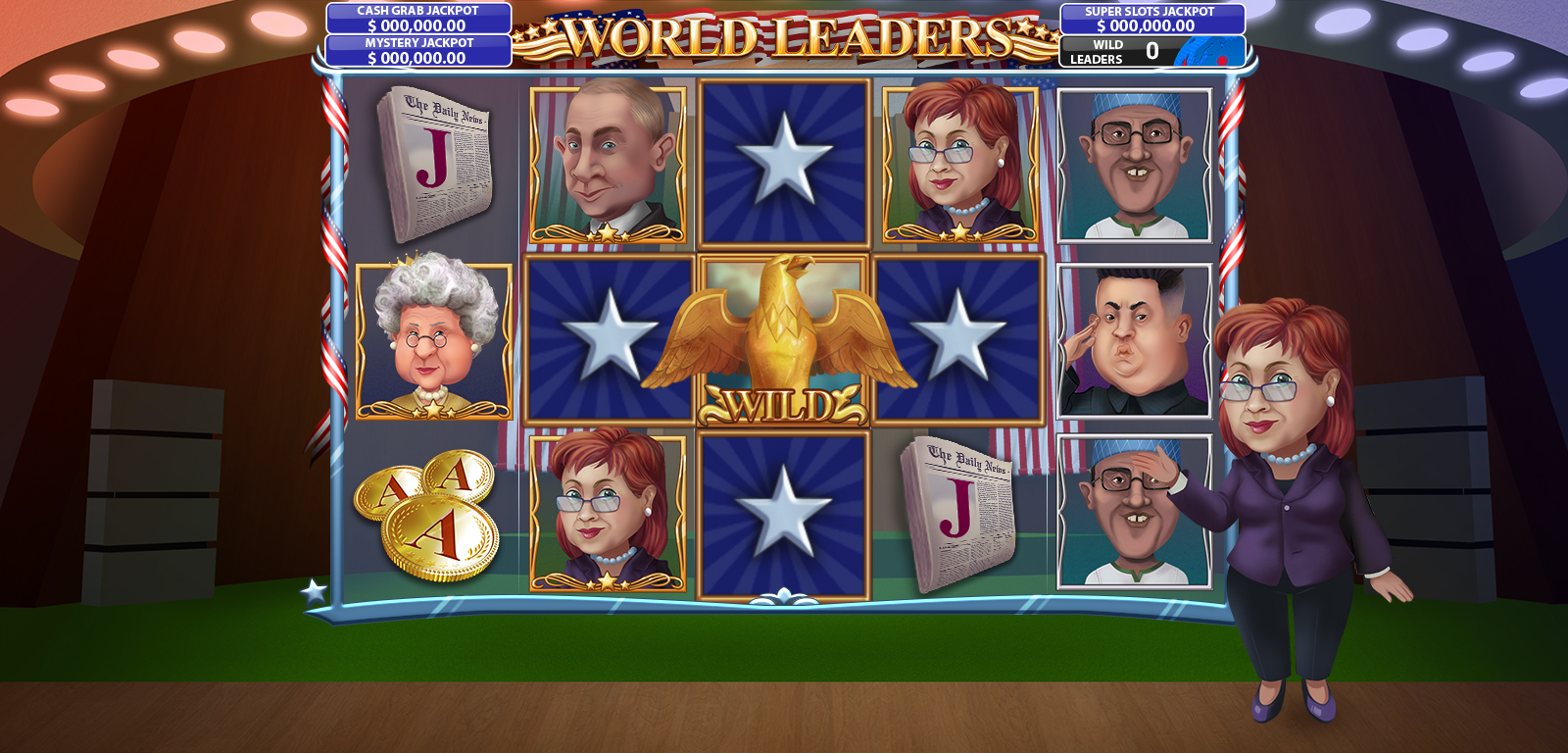 World Leaders Slot Machine
